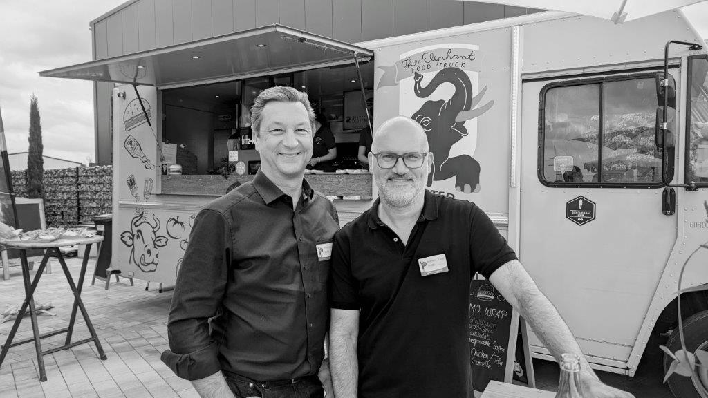 Sponsoren der fast ersten Stunde Harald Friedrich Antonio Terrada